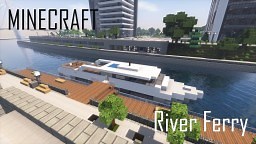 Minecraft River Ferry (full interior) Minecraft Map