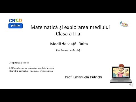 Medii de viata: Balta. Colaj - clasa a doua