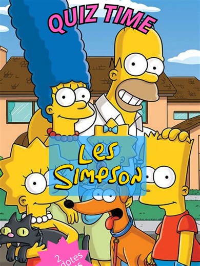 Quiz LES SIMPSON T’as grandi avec la famille la plus déjantée de Springfield ? 🍩 Prouve-le avec ce quiz ! Si t’as pas 6/6, tu finis au cachot avec Burns. ☢️ Ton score encomms ! 👇 #lessimpson #quiz #nostalgie #simpsons