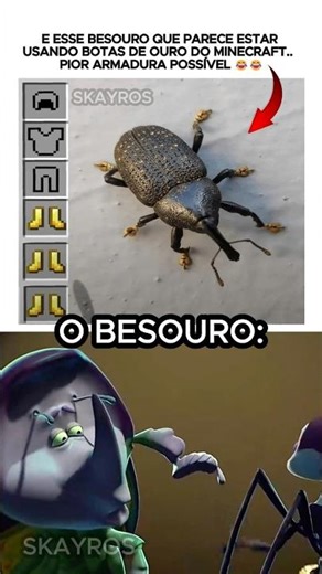 A PIOR ARMADURA DO MINECRAFT! 💀💀 #naoflopa