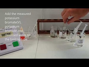 Bromine clock reactions: disappearing pink