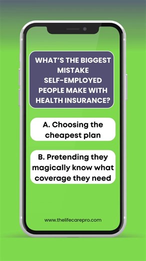 If you’re self-employed, a freelancer, or a small business owner, this is for you 👇 Because the #1 mistake people make with health insurance is trying to figure it out completely alone. Every year I see people: ➡️ Guess what coverage they need ➡️ Ignore their real health needs ➡️ Forget to check if their doctors are in-network ➡️ Get hit with huge medical bills they never expected ➡️ Choose plans based ONLY on the deductible ➡️ Overlook the out-of-pocket max ➡️ Pick a plan in 30 seconds ➡️ Trus