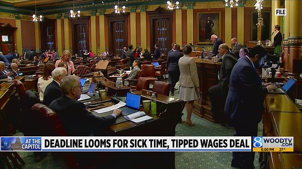 Deadline looms for Michigan Legislature to reach sick time deal