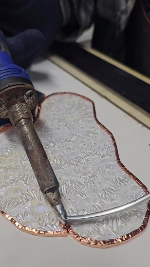 Solder Smooth Techniques for Stained Glass Art
