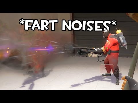 TF2 Pyro 'FARTING' (Infinite Air Blast)
