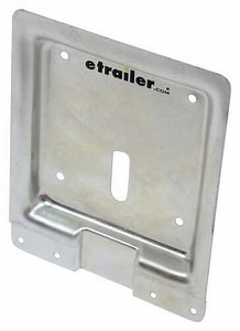 Global Link Mounting Plate for Baggage Door Slam Latch - Steel - Egress Global Link RV Door Parts 29