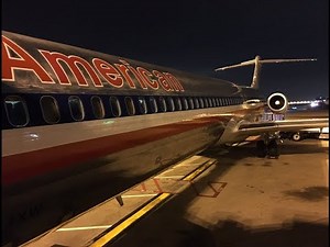 American Airlines MD-80 Full flight Trip Report Houston (IAH) to Dallas (DFW)