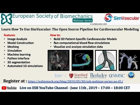 ESB Webinar Series – No.01 - Learn How to use SimVascular