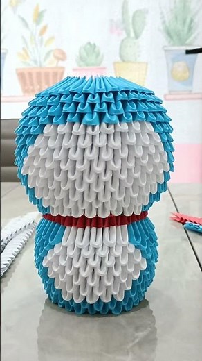 Doremon 3D Origami #handmade #diy