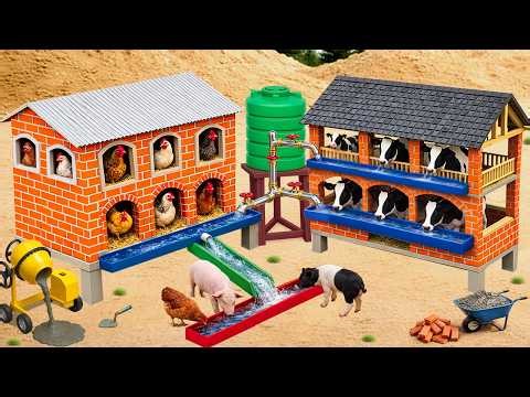 DIY Mini Tractor Builds Super Sturdy Two-Story Livestock Barn After Horrific Collapse