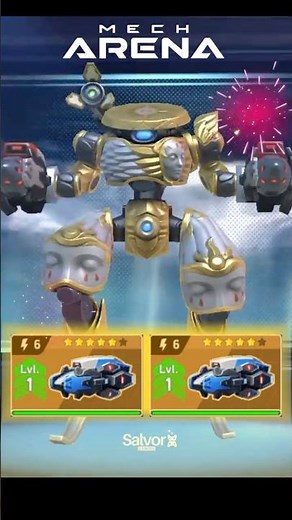 🕹️ Salvor + Savant 6 – Remote-Controlled Burst Damage Combo! | Mech Arena #mecharena #shorts