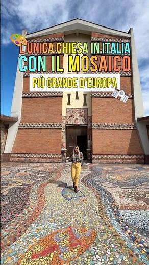 The ONLY church in Italy with the LARGEST mosaic in EUROPE