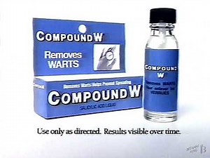 Compound W (Wart Remover) Commercial 1992