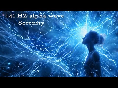 441HZ alpha wave frequency, brain rest, tension relief, stress relief,