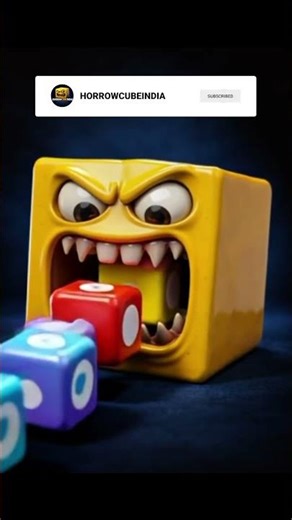 One by One: Cubes vs Angry Cube Monster #3DAnimation #CubeMonster
