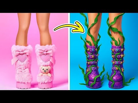 Wow! My Fashion Doll Became a Fairy! *FUNNY* Transformation Hacks by TeenVee