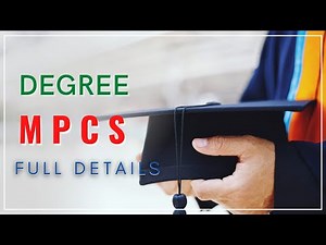 MPCS course details |Bsc Mpcs course details in telugu | |Mpcs details in telugu |