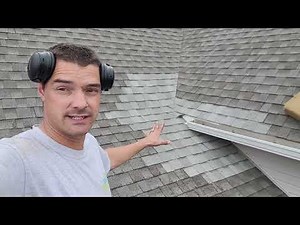 Roof Valley Leak, after repair video. Do it the right way, or it will leak!