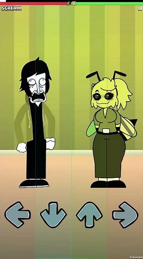 FNF Character Test Dad Colorbox Mustard | Scream