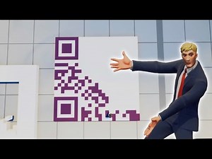 Creating a QR code in Fortnite.