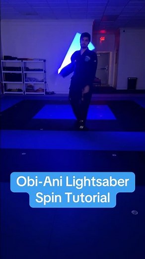OBI-ANI Lightsaber Spin Tutorial #martialarts #starwars #lightsaber
