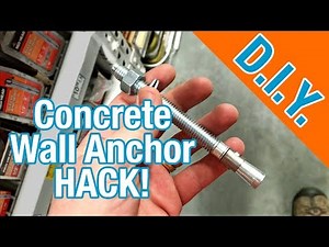 Concrete Wall Anchor Bracket Hack: How To Build A Shed ep 3