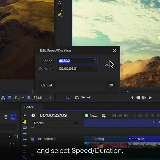 How to use the Rate Stretch Tool in HitFilm | Editing Techniques
