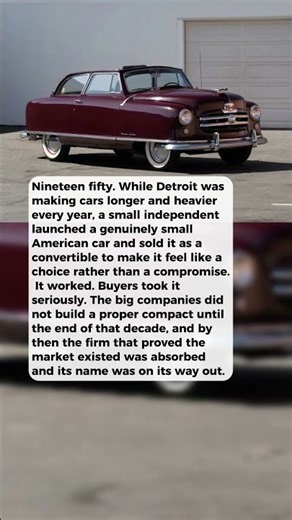 The Company That Invented the American Compact Got No Credit for It