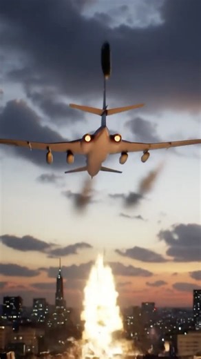 Fighter Jet Drops Bomb on City | Unbelievable Explosion That Shakes the Ground! #airstrike #b2bomber