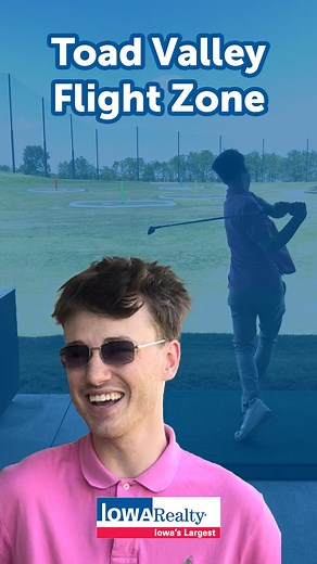 They say practice makes perfect... ⛳ Discover all that Toad Valley Golf Course has to offer this summer by tuning into a brand new Home Show this Sunday at 10 AM! 😎🏠 #golf #golfer #toadvalley #golfing #summer #iowa | Iowa Realty