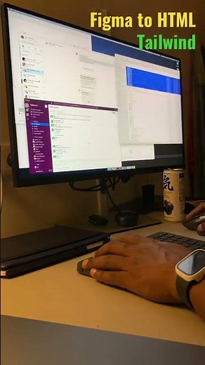 Converting a Figma Design to HTML with Tailwind CSS #frontend #timelapse #tailwindcss #css #html