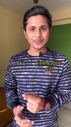Collocation with make..#english #englishlearning #englishlanguage #englishvocabulary | Vikas Shukla English