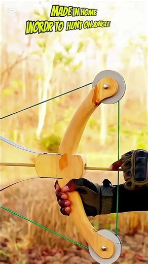 DIY Powerful Bow & Arrow for Jungle Hunting 🔥😲– Homemade Survival Weapon🏹🏹 #diycraft #artandcraft