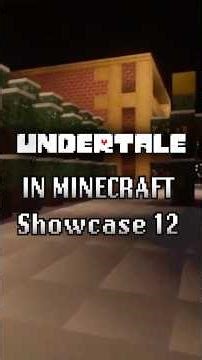 Undertale in Minecraft Showcase 12 - Snowdin Continued #undertale #minecraftbuilds