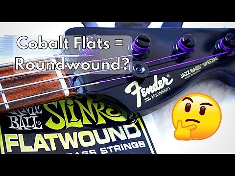 Do they sound like roundwound strings? | Ernie Ball Cobalt Flatwound