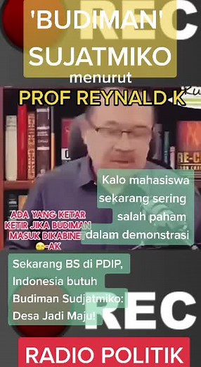 Budiman Sudjatmiko, Penggagas Undang-Undang Desa yang merupakan Mantan Aktivis Mahasiswa Pejuang Demokrasi Tahun 90an #budimansudjatmiko #uudesa #pdip #viral #trending #fyp #fypシ #viralvideo #indonesia #aktivis98 #aktivismahasiswa