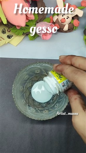 diy homemade gesso idea😱😱😱😱#explorepage #viral #youtubeshorts #diy #homemade #craft #art #viralvideo