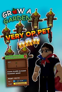 Grabe 'tong pet na to.. bakit uncommon lang 'to? napaka OP nitong pet 😂😭 #jandeltagalogrblx #MasterCyCy #growagarden #kurimaw | Master Cycy - RBLX