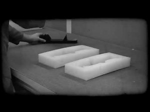 Cutting thick foam, G3 with 120 mm beam height