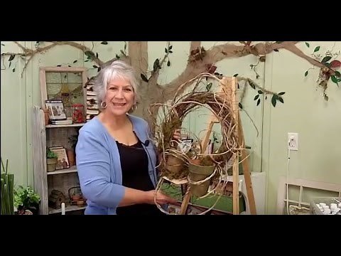 Wreath Tip Part 2: Anchor Pots into a Wild Birch Wreath- Nancy Alexander (edition 2016)