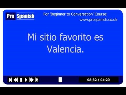 Learn Spanish: Vocabulary Course - Lesson 1