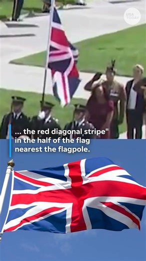 UK flag flown upside down during King Charles III's Arlington visit