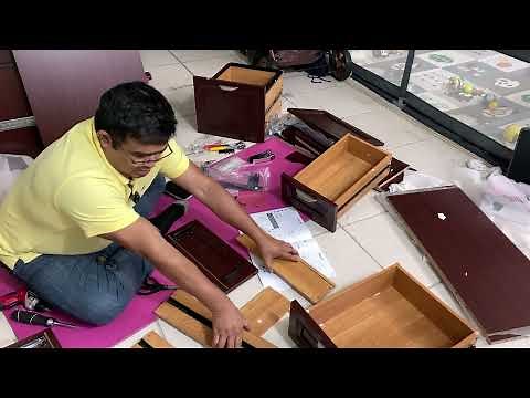Office Depot: Realspace Magellan Desk Assembly (shows step-by-step). (Part-1)