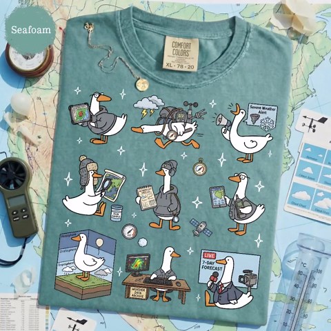 Silly Goose Meteorologist Shirt - Climatologist Gift , Atmospheric Science Tee - Etsy
