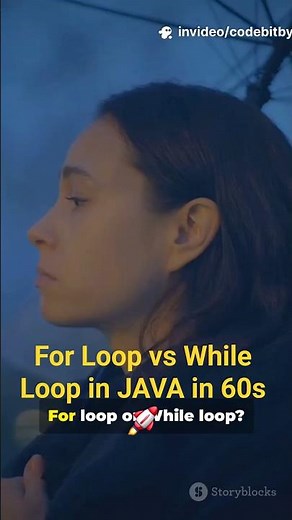 Java Loops Explained in 40 Seconds! 🚀 #java #javainterviewquestions #coding