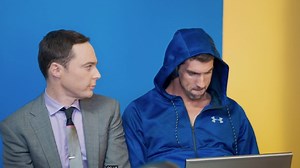Return of "Phelps Face":  Michael Phelps' famous game face stars in new Intel ads
