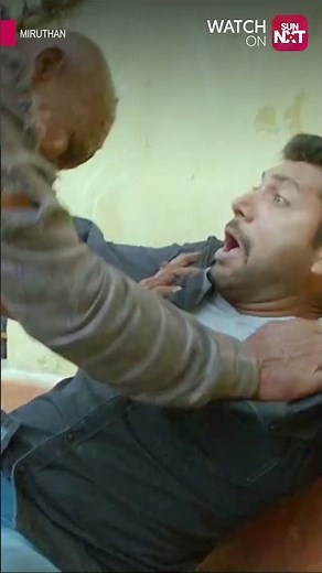 Zombie attack begins 👀| Miruthan | Sun NXT | Shorts