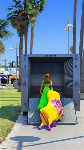 GTA V : HOLY COW SAVING SUPER COW EP-3 😯|#shorts