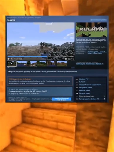 Minecraft dostępne na Steam?