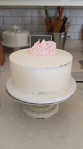 8.1K reactions · 66 shares | Pink buttercream on a 10 inch cake tier #apieceofcakebydolores #rockwalltx #heathtx #homebakery #rockwallsmallbusiness #dallastx #fatetx #cakedecorating #cakereels #smallbusiness | A Piece of Cake | Facebook